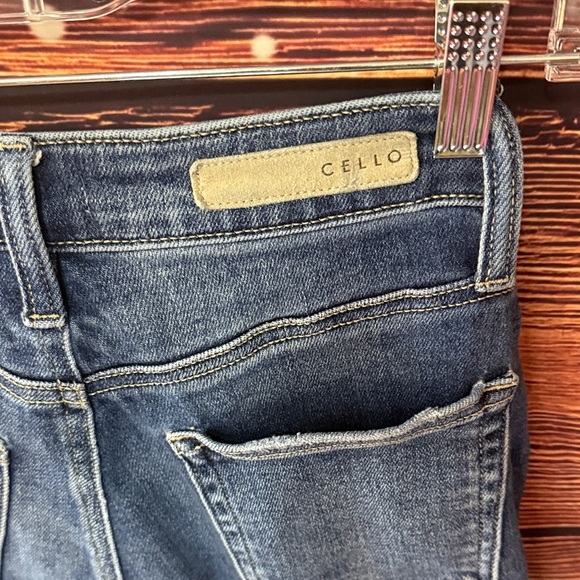 Cello Dark Blue Flare Jeans - Picture 4 of 8